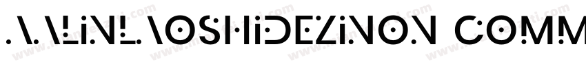 AaLinlaoshideziNon CommercialUs字体转换